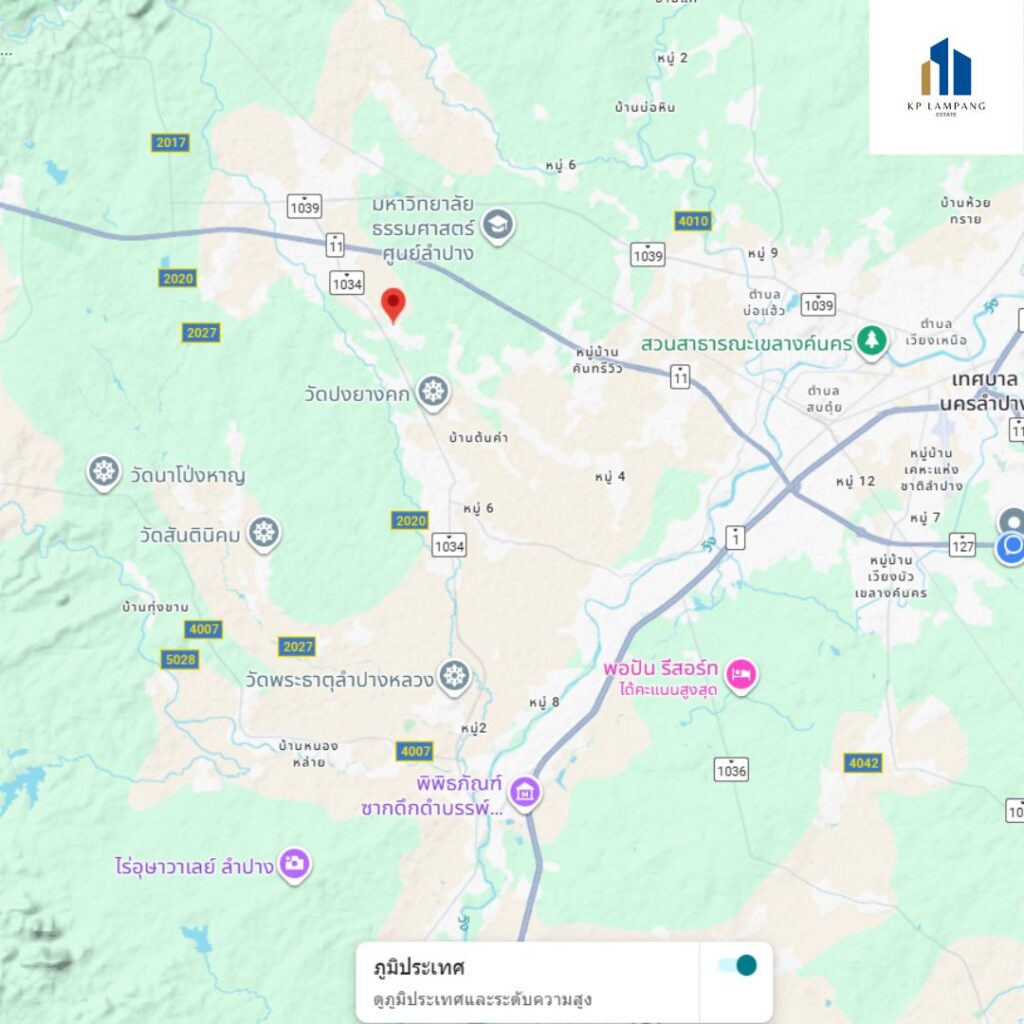 ที่ดินราคาถูกลำปาง